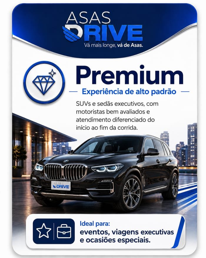 Categoria Premium — experiência de alto padrão
